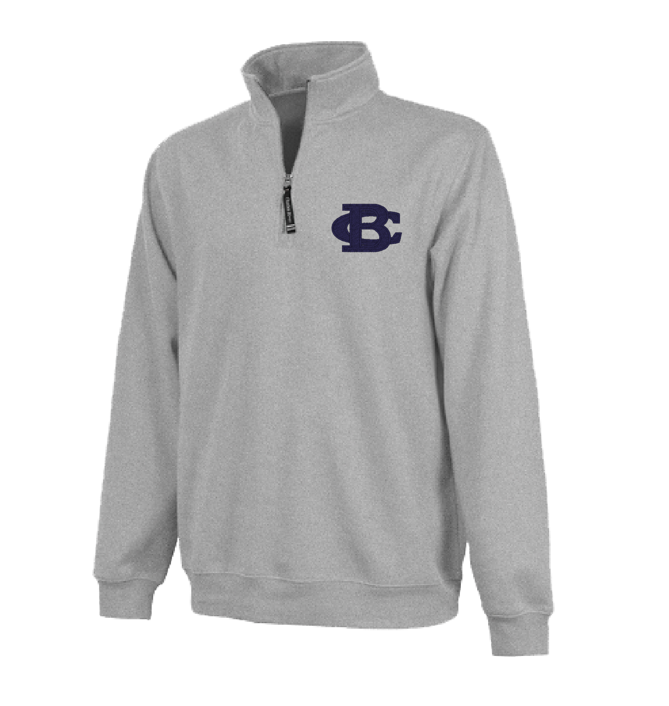 Gray charles river 1 4 zip pullover school store bethlehem christian